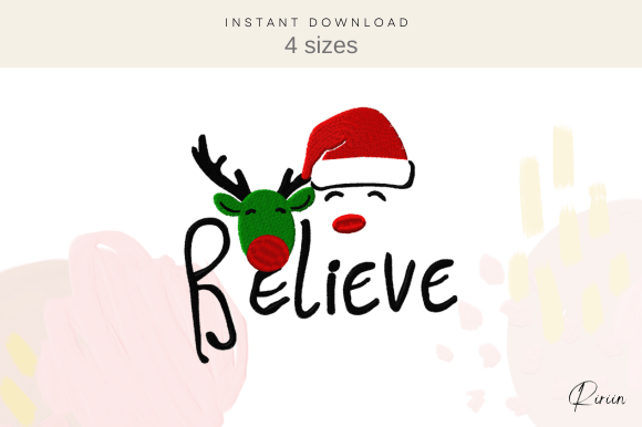 Believe Christmas Embroidery Design Review