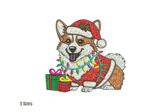 Charming Corgi Christmas Embroidery Review