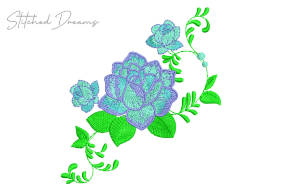 Flower is Beautiful Embroidery Design
