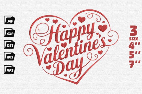 Heartfelt Valentine Embroidery