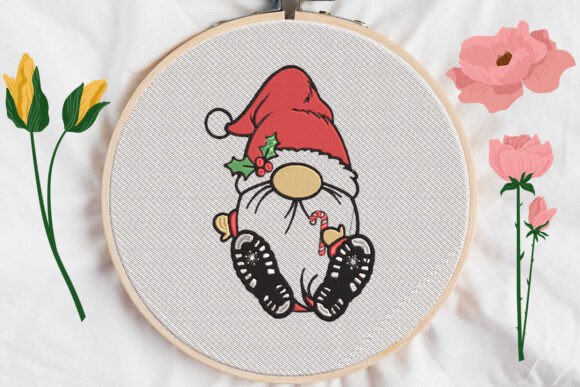 Merry Christmas Gnome Embroidery Review
