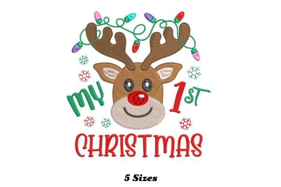 My 1st Christmas Embroidery Design Review