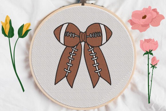 Rugby Bow Embroidery Review for Small Business Merch